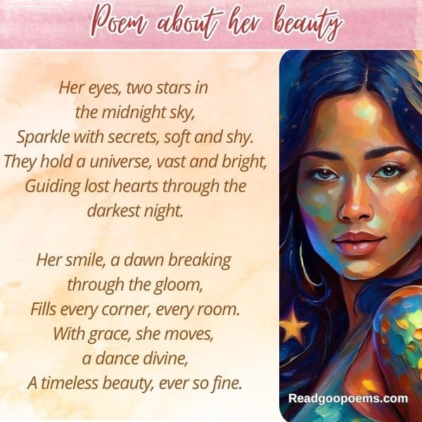 Poem about her beauty