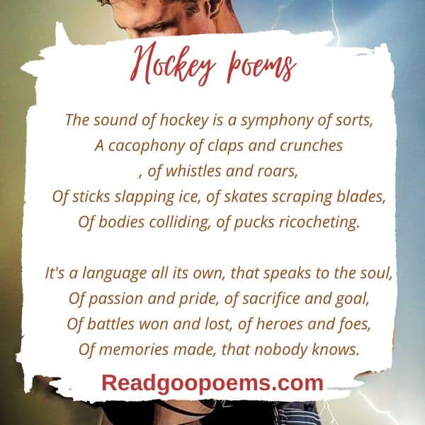 Hockey Poems: Celebrating the Spirit of the Game